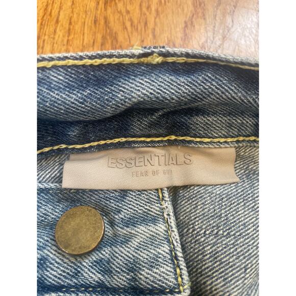 FEAR OF GOD button fly straight leg jeans 28 - Picture 4 of 10